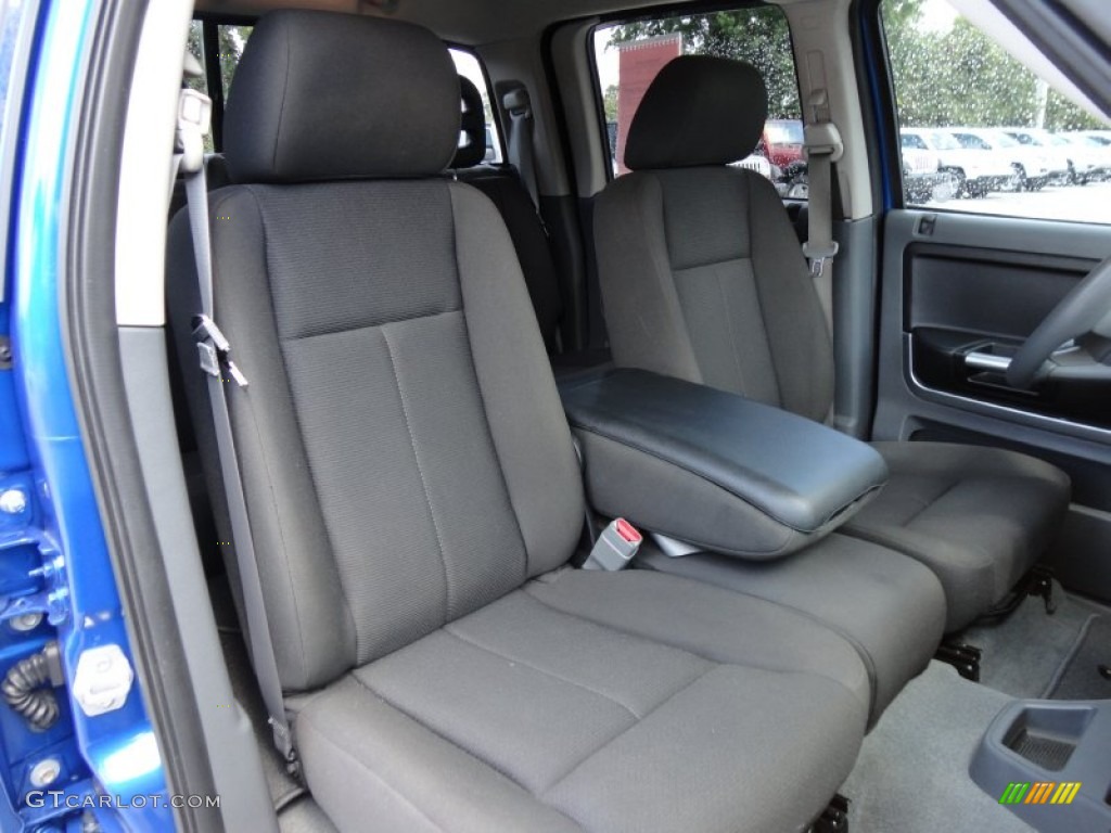 Slate Interior 2007 Mitsubishi Raider LS Double Cab Photo #51661606