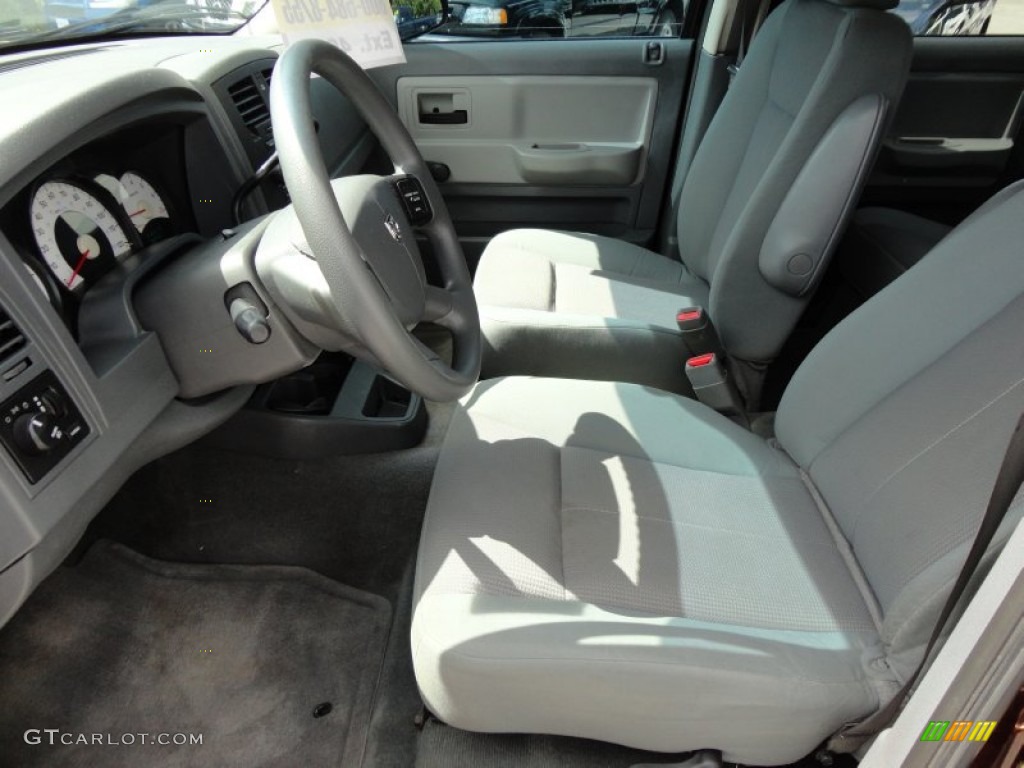 Medium Slate Gray Interior 2005 Dodge Dakota ST Quad Cab Photo #51661924