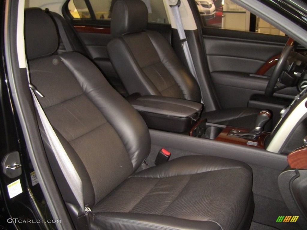 Ebony Interior 2010 Acura RL Technology Photo #51662062