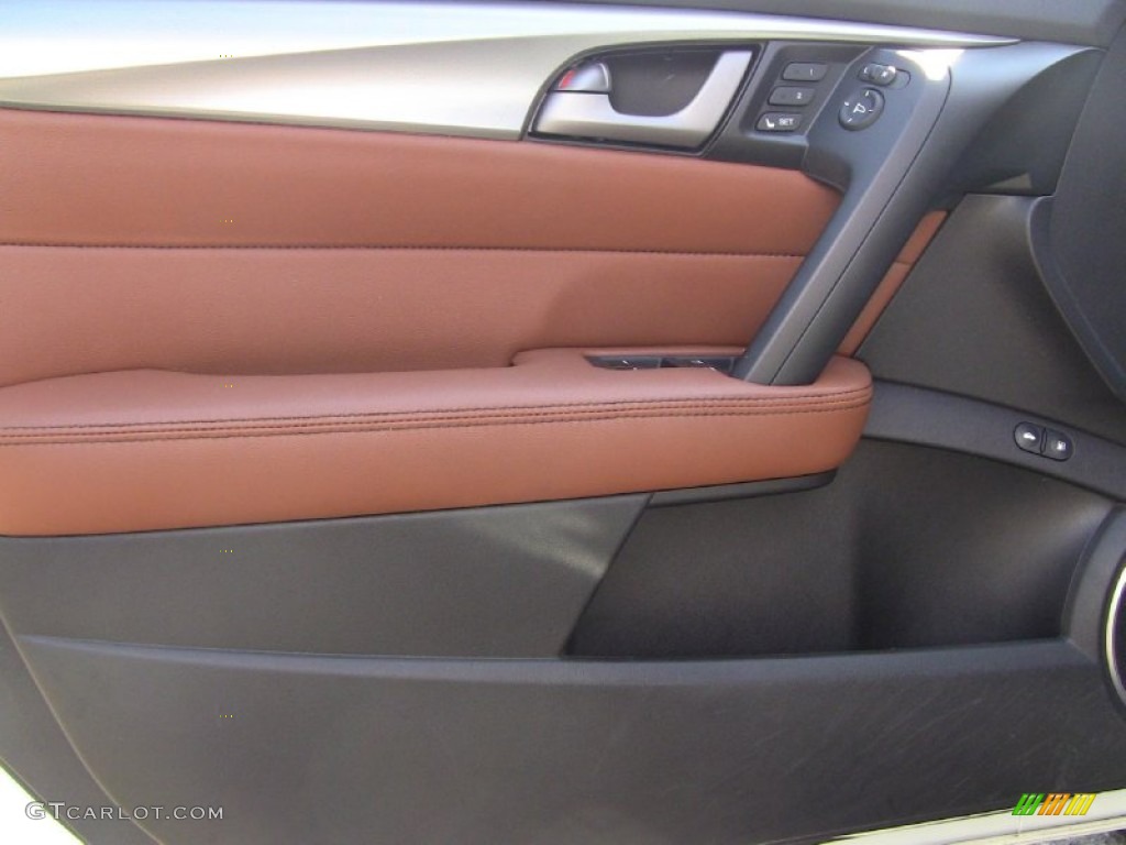 2009 Acura TL 3.7 SH-AWD Umber/Ebony Door Panel Photo #51662635