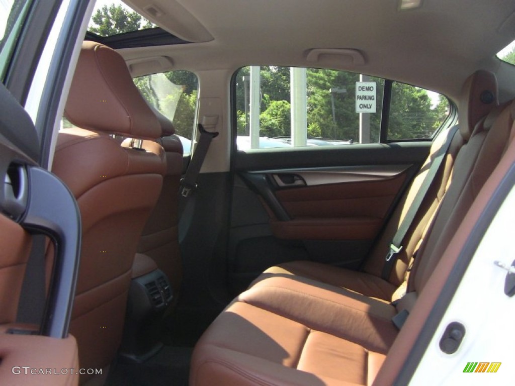 Umber/Ebony Interior 2009 Acura TL 3.7 SH-AWD Photo #51662722