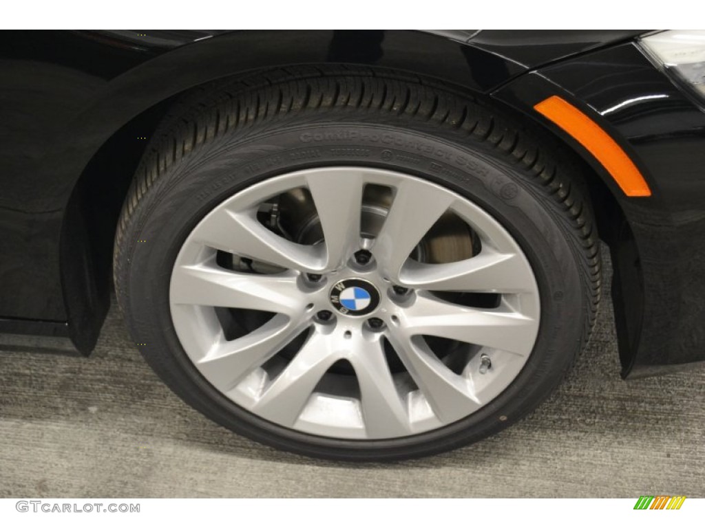 2011 3 Series 328i Convertible - Jet Black / Coral Red/Black Dakota Leather photo #2