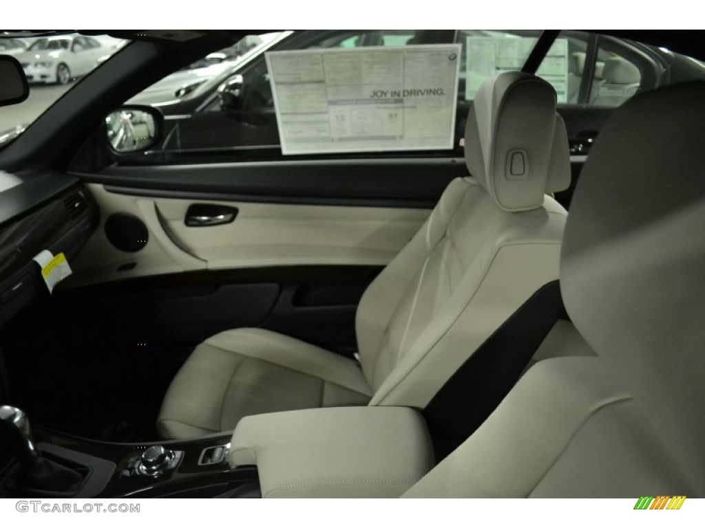 2011 3 Series 328i Convertible - Jet Black / Oyster/Black Dakota Leather photo #5