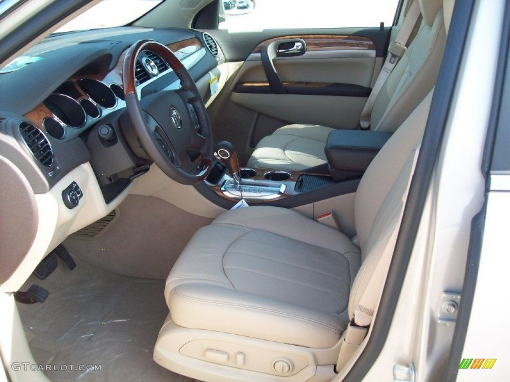 2011 Enclave CXL - Gold Mist Metallic / Cashmere/Cocoa photo #18