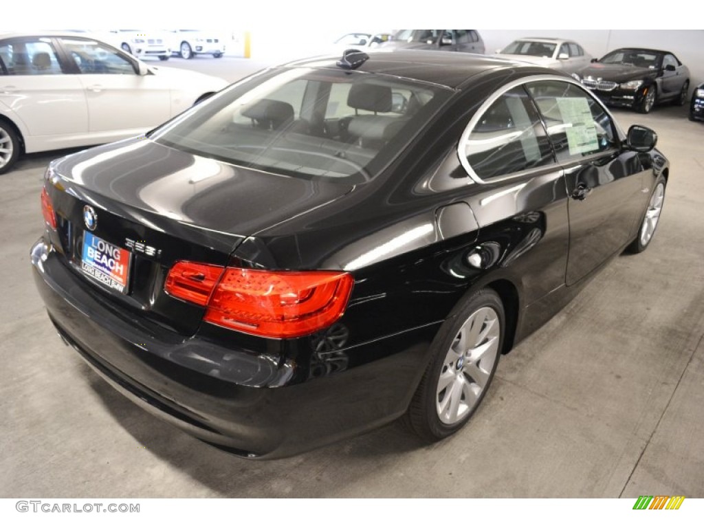 2011 3 Series 328i Coupe - Jet Black / Black photo #3