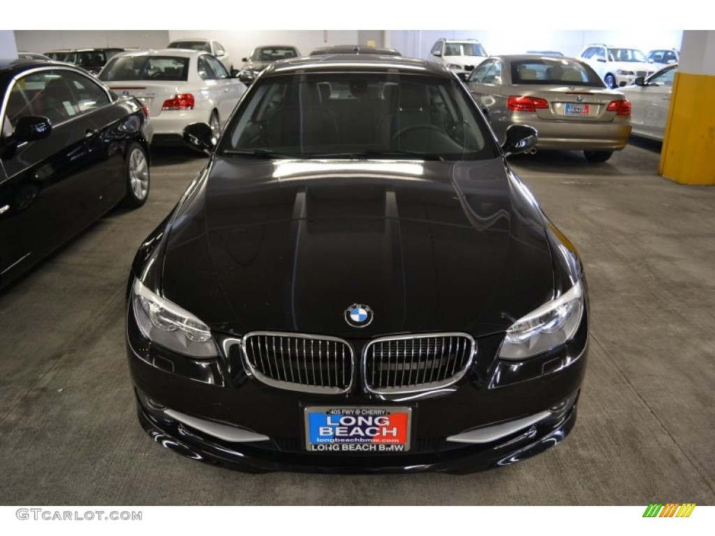 2011 3 Series 328i Coupe - Jet Black / Black photo #6