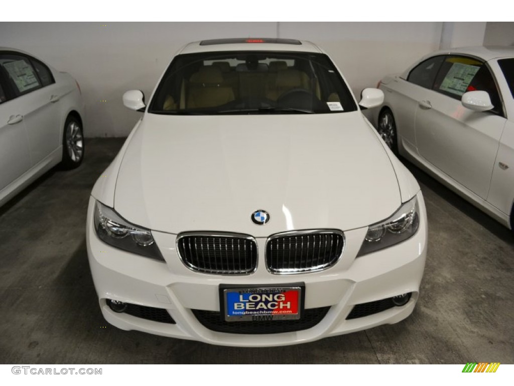 2011 3 Series 335i Sedan - Alpine White / Beige Dakota Leather photo #6