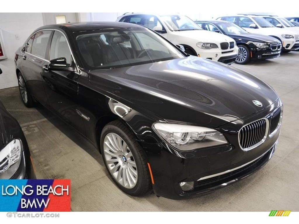 2012 7 Series 750Li Sedan - Jet Black / Black photo #1