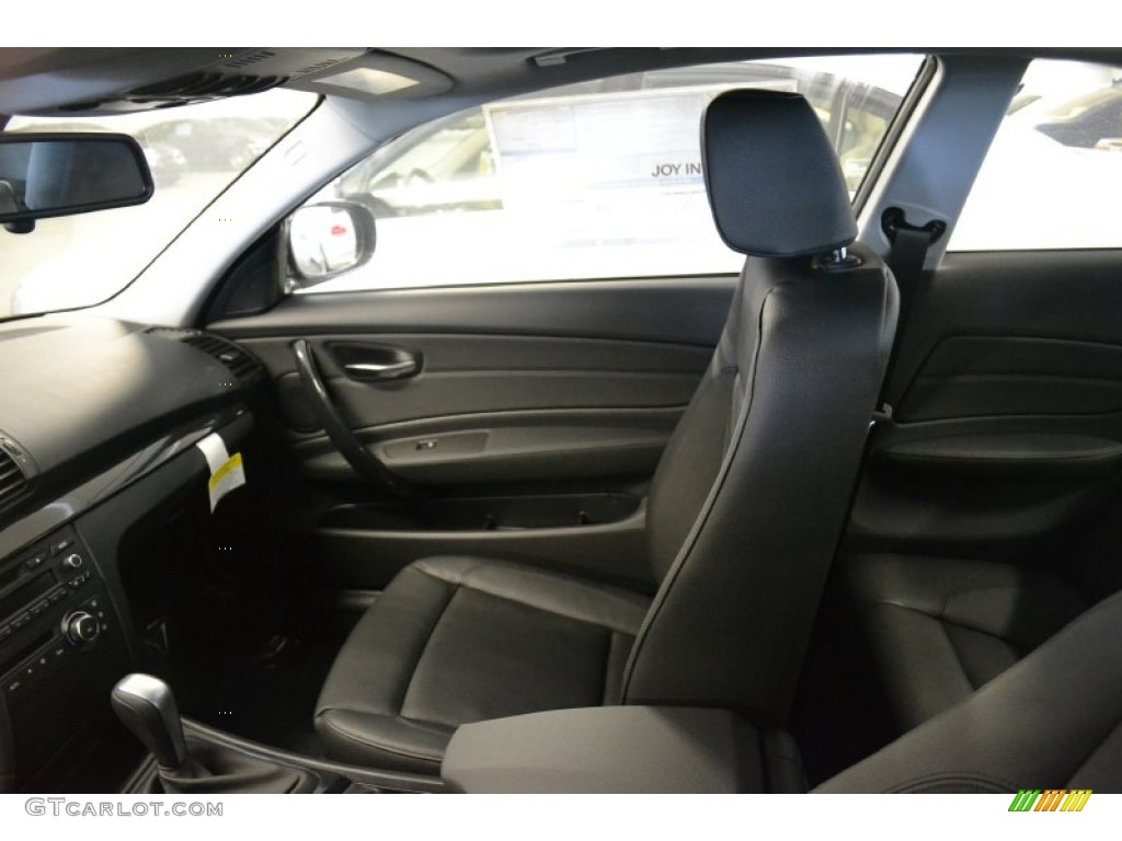 2012 1 Series 128i Coupe - Jet Black / Black photo #5