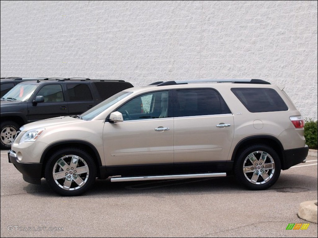 2010 Acadia SLT AWD - Gold Mist Metallic / Cashmere photo #2