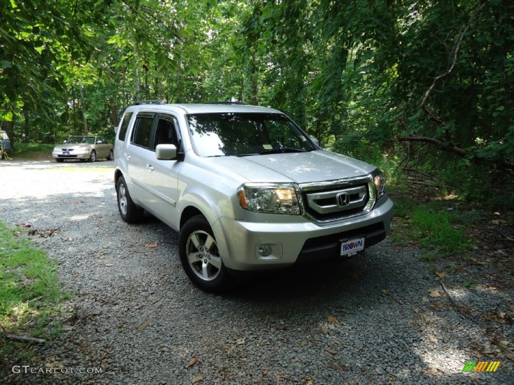 2009 Pilot EX 4WD - Billet Silver Metallic / Gray photo #1