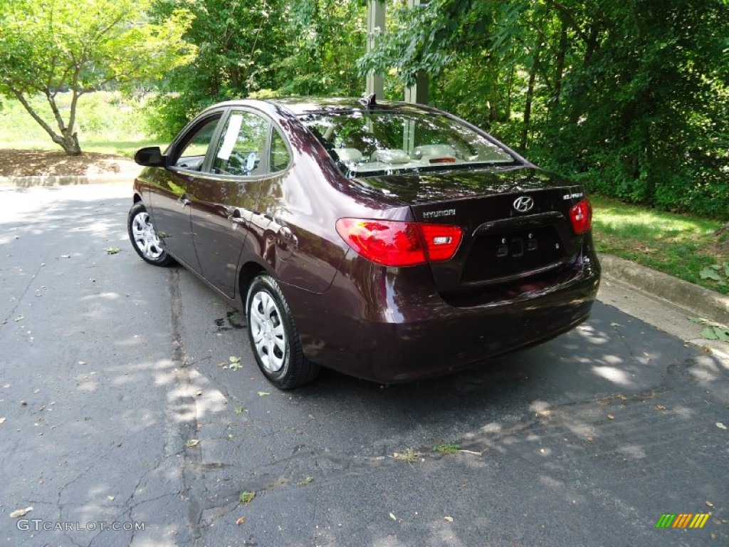 2009 Elantra GLS Sedan - Purple Rain / Beige photo #5