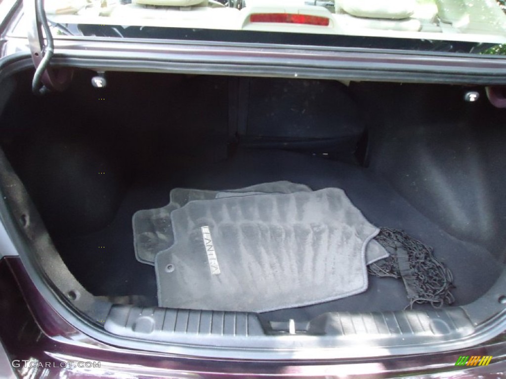 2009 Elantra GLS Sedan - Purple Rain / Beige photo #11