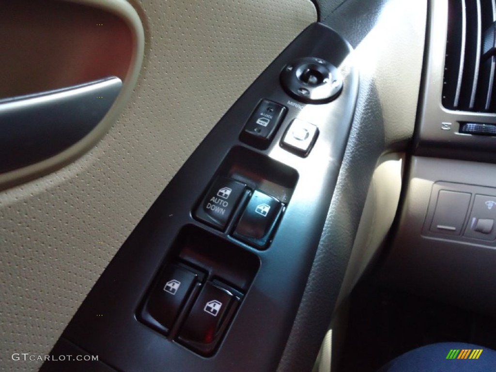 2009 Elantra GLS Sedan - Purple Rain / Beige photo #16
