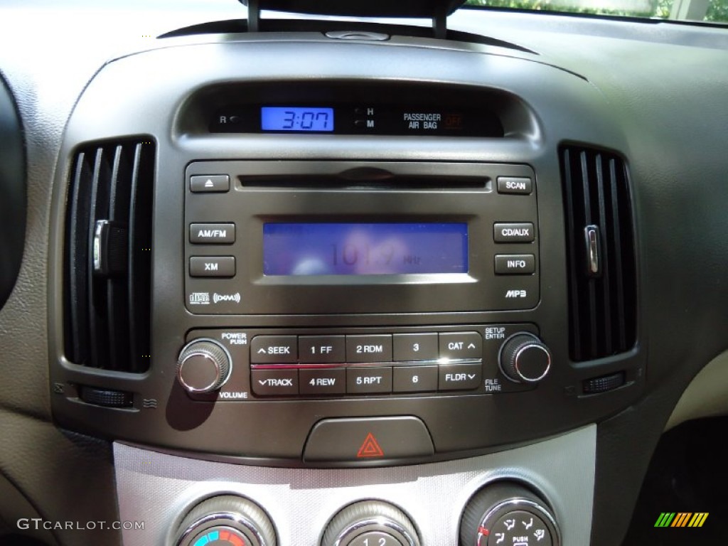 2009 Elantra GLS Sedan - Purple Rain / Beige photo #18