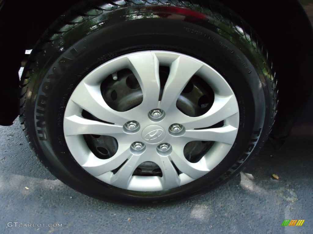 2009 Elantra GLS Sedan - Purple Rain / Beige photo #29