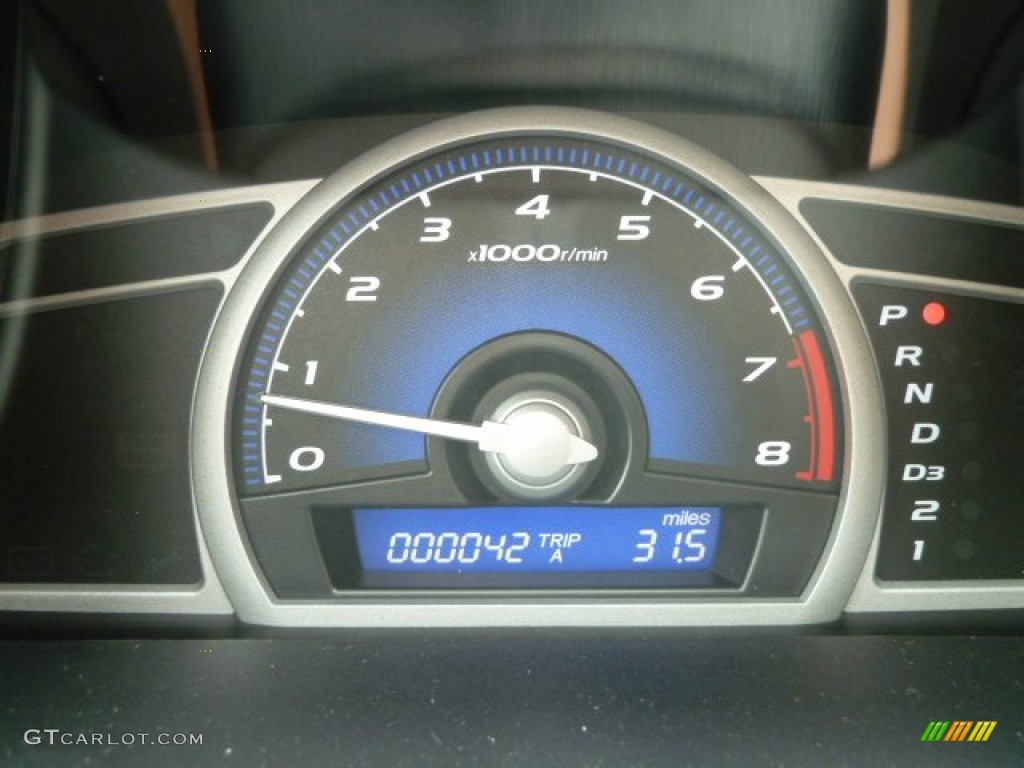 2010 Civic LX Coupe - Atomic Blue Metallic / Gray photo #19