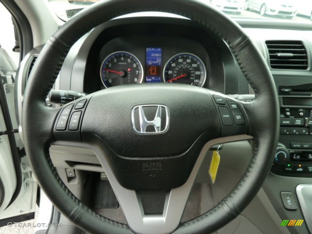 2011 Honda CR-V EX-L 4WD Gray Steering Wheel Photo #51668263