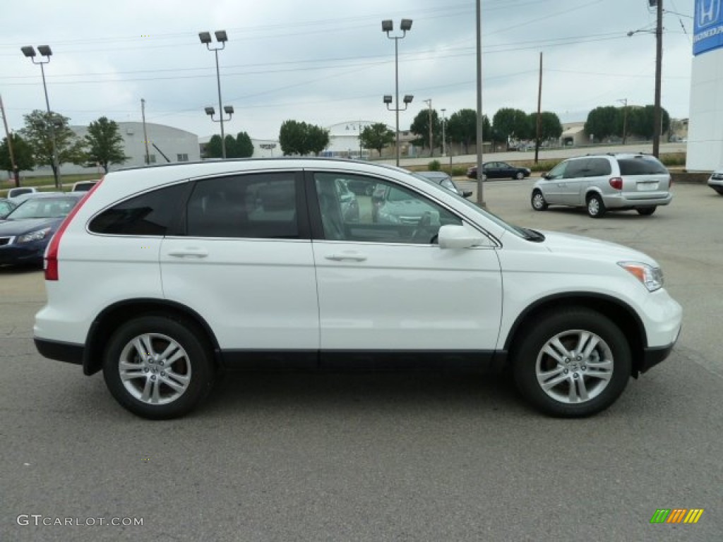 2011 CR-V EX-L 4WD - Taffeta White / Gray photo #6