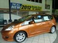2011 Orange Revolution Metallic Honda Fit Sport  photo #1