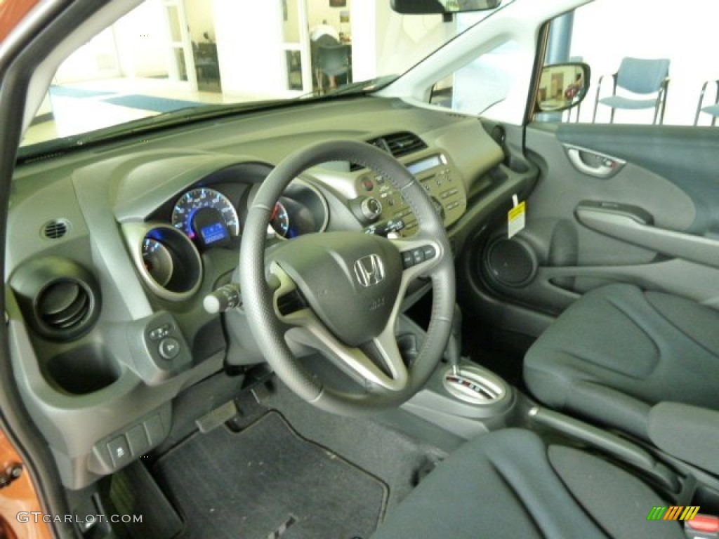 Sport Black Interior 2011 Honda Fit Sport Photo #51668605
