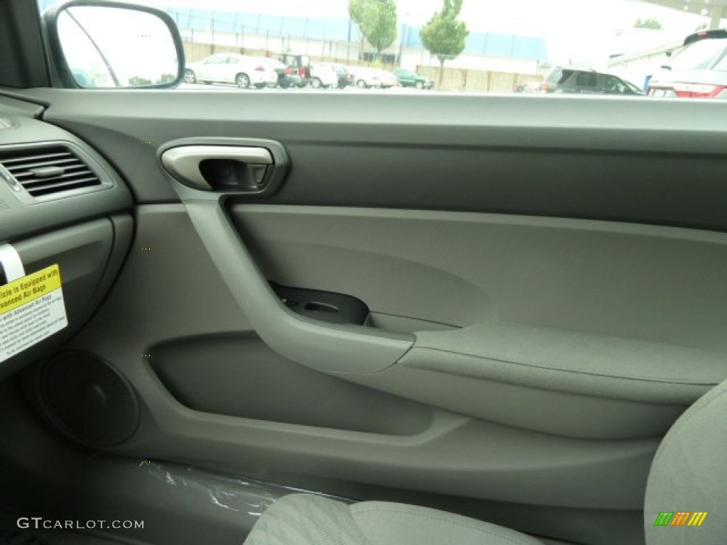 2011 Civic LX Coupe - Polished Metal Metallic / Gray photo #17