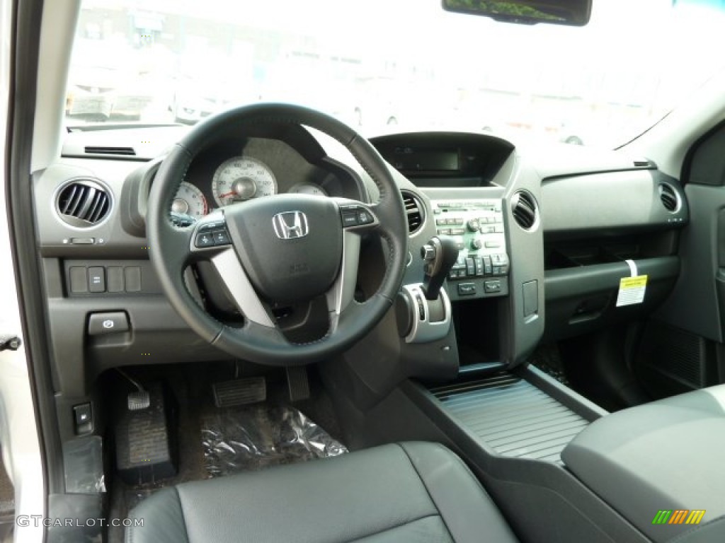 2011 Honda Pilot EX-L 4WD Gray Dashboard Photo #51668770