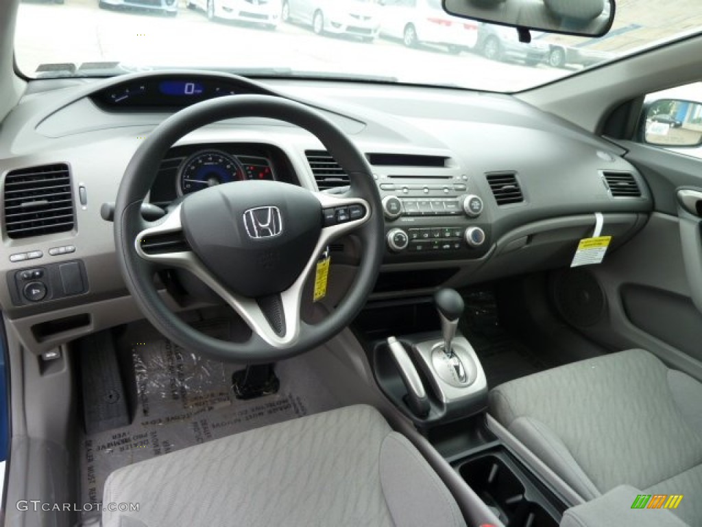 2011 Honda Civic LX Coupe Gray Dashboard Photo #51668890