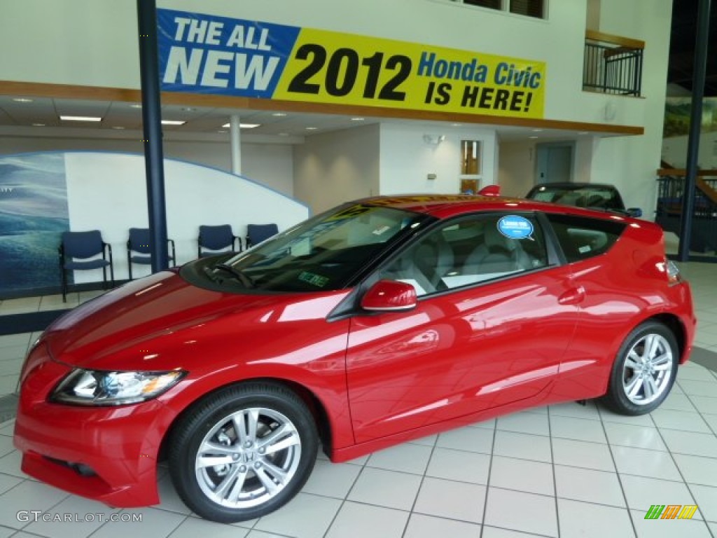 Milano Red 2011 Honda CR-Z EX Sport Hybrid Exterior Photo #51668971