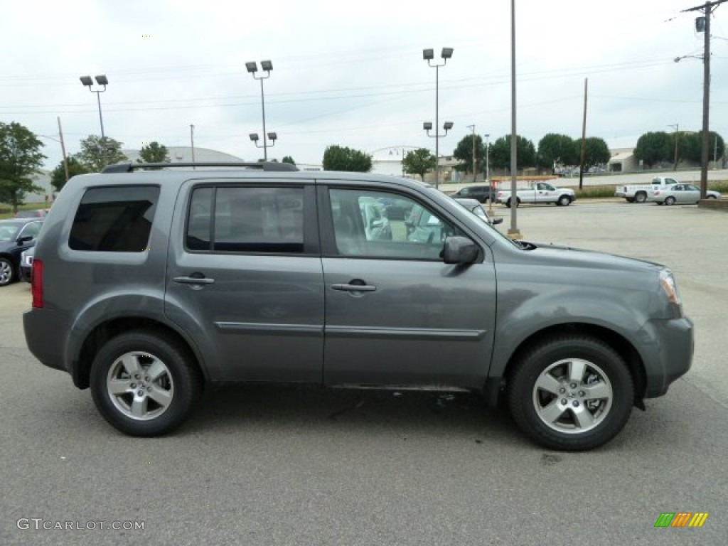 Polished Metal Metallic 2011 Honda Pilot EX-L 4WD Exterior Photo #51669043