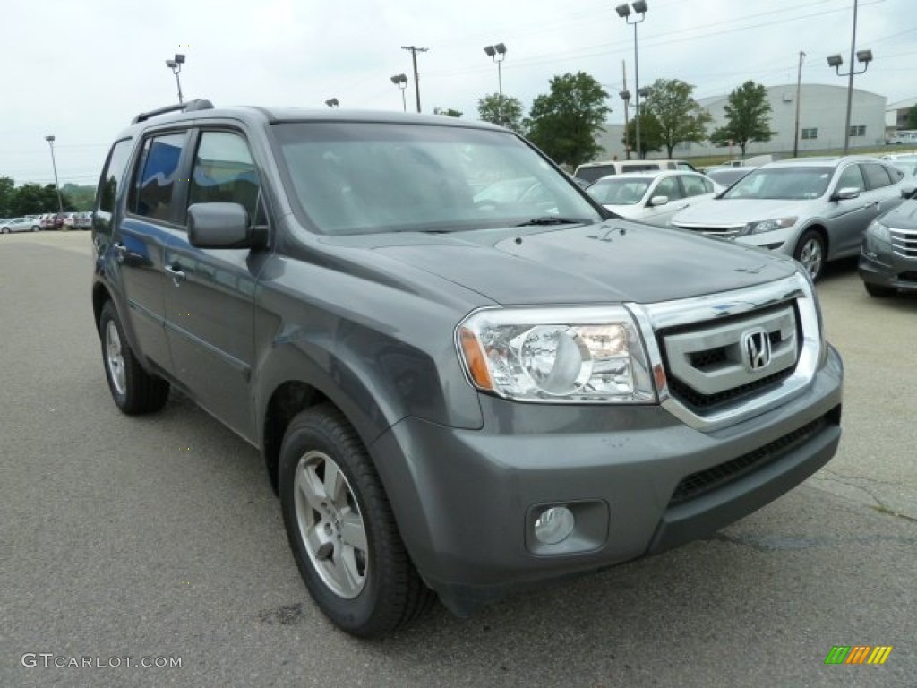 Polished Metal Metallic 2011 Honda Pilot EX-L 4WD Exterior Photo #51669046