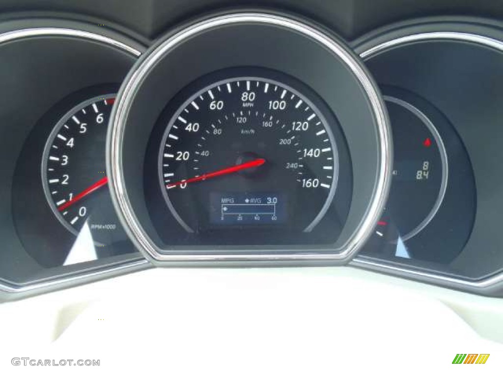 2011 Nissan Murano CrossCabriolet AWD Gauges Photo #51671340