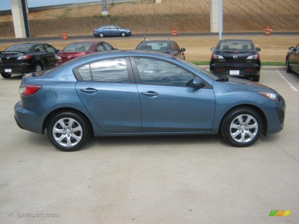 Gunmetal Blue Mica 2011 Mazda MAZDA3 i Sport 4 Door Exterior Photo #51671445