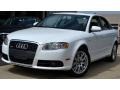 2008 Ibis White Audi A4 2.0T quattro S-Line Sedan  photo #1