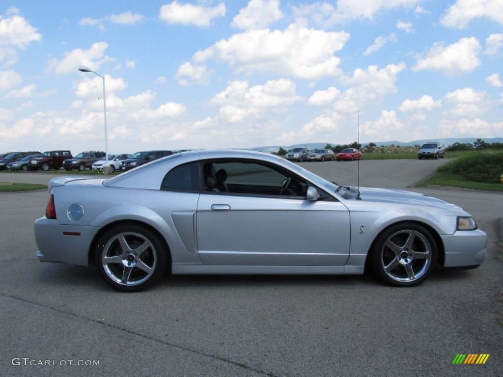 Silver Metallic 2003 Ford Mustang Cobra Coupe Exterior Photo #51673026