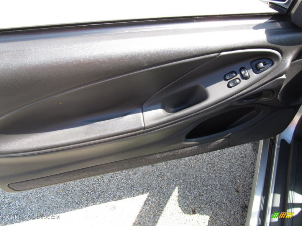 2003 Ford Mustang Cobra Coupe Dark Charcoal/Medium Graphite Door Panel Photo #51673056