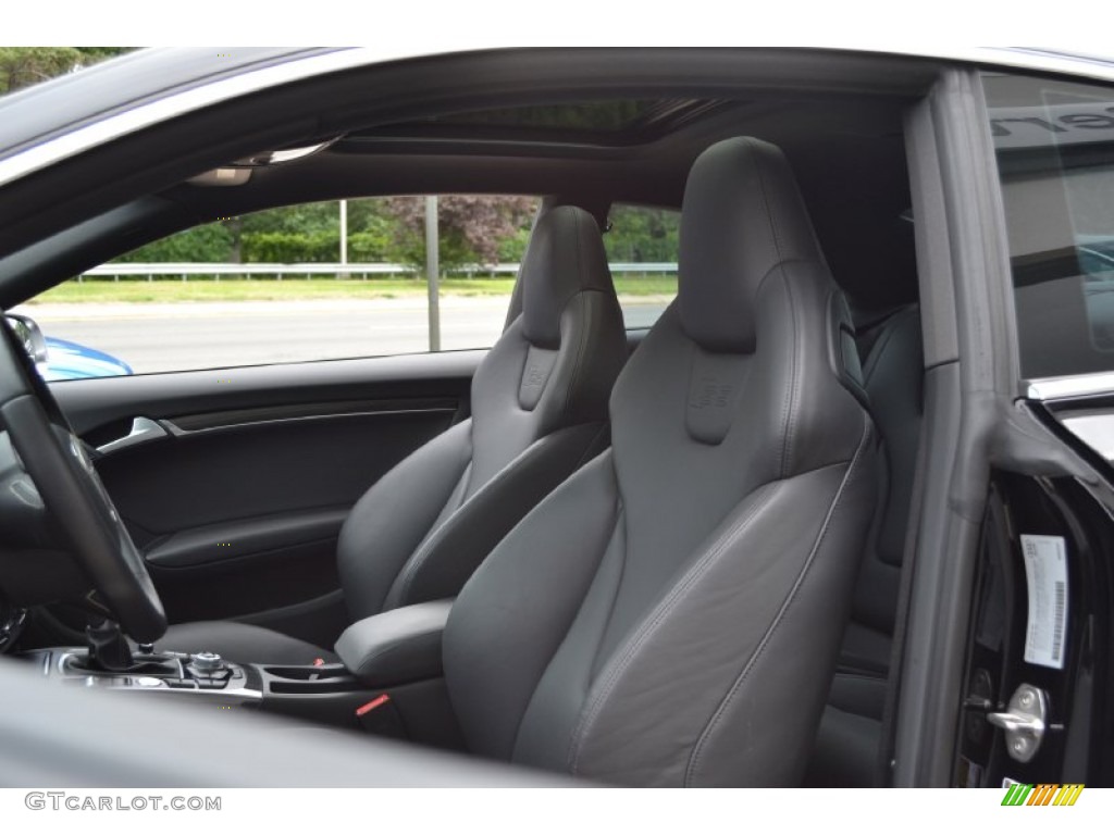 Black Silk Nappa Leather Interior 2010 Audi S5 4.2 FSI quattro Coupe Photo #51673992