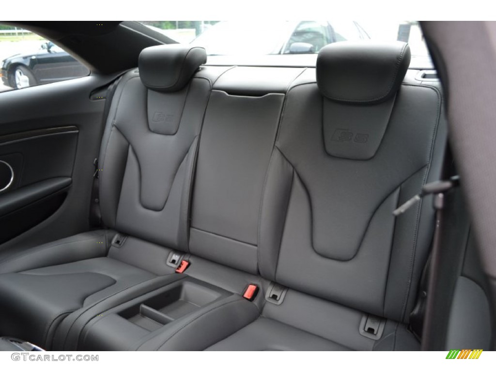 Black Silk Nappa Leather Interior 2010 Audi S5 4.2 FSI quattro Coupe Photo #51674079