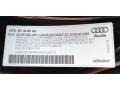 2010 Audi S5 4.2 FSI quattro Coupe Info Tag