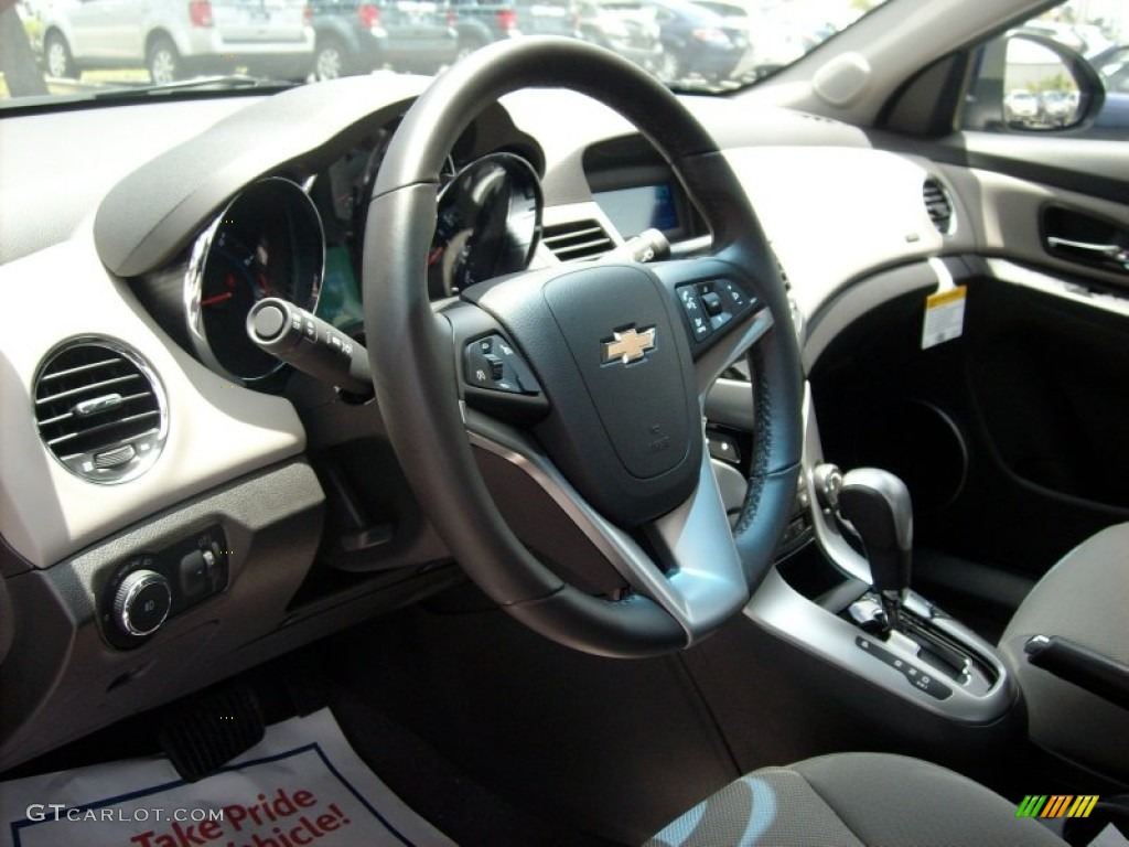 2012 Chevrolet Cruze LT/RS Medium Titanium Steering Wheel Photo #51674241