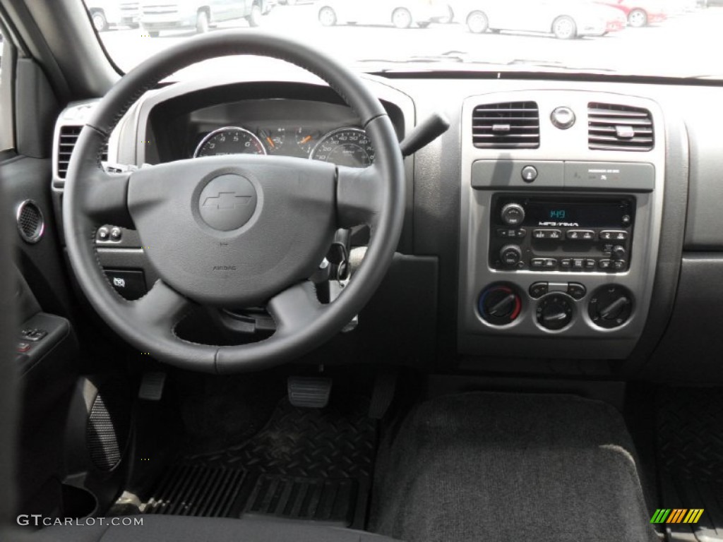 2012 Chevrolet Colorado LT Crew Cab Ebony Dashboard Photo #51675405