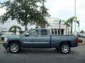 2011 Blue Granite Metallic Chevrolet Silverado 1500 LT Extended Cab  photo #3