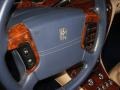 1999 Rolls-Royce Silver Seraph Oatmeal/Navy Blue Interior Steering Wheel Photo