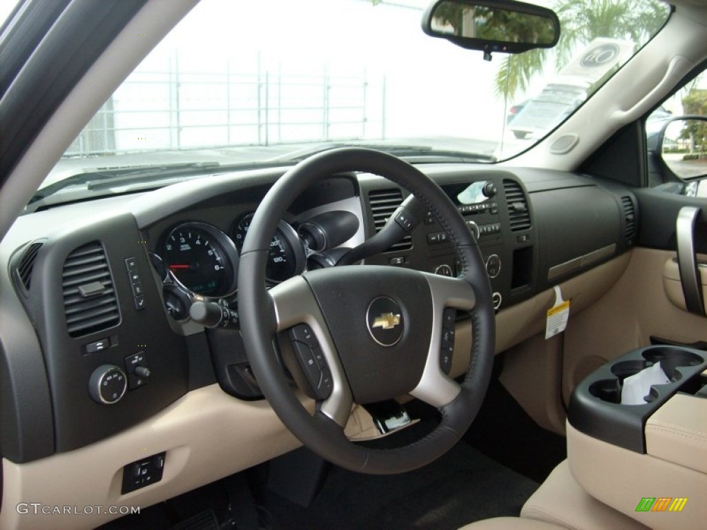 2011 Silverado 1500 LT Extended Cab - Blue Granite Metallic / Light Titanium/Ebony photo #12