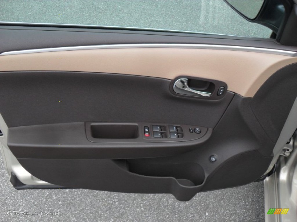 2012 Chevrolet Malibu LS Cocoa/Cashmere Door Panel Photo #51676098