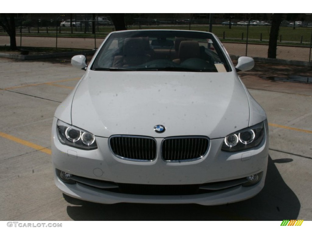 2011 3 Series 328i Convertible - Alpine White / Saddle Brown Dakota Leather photo #2