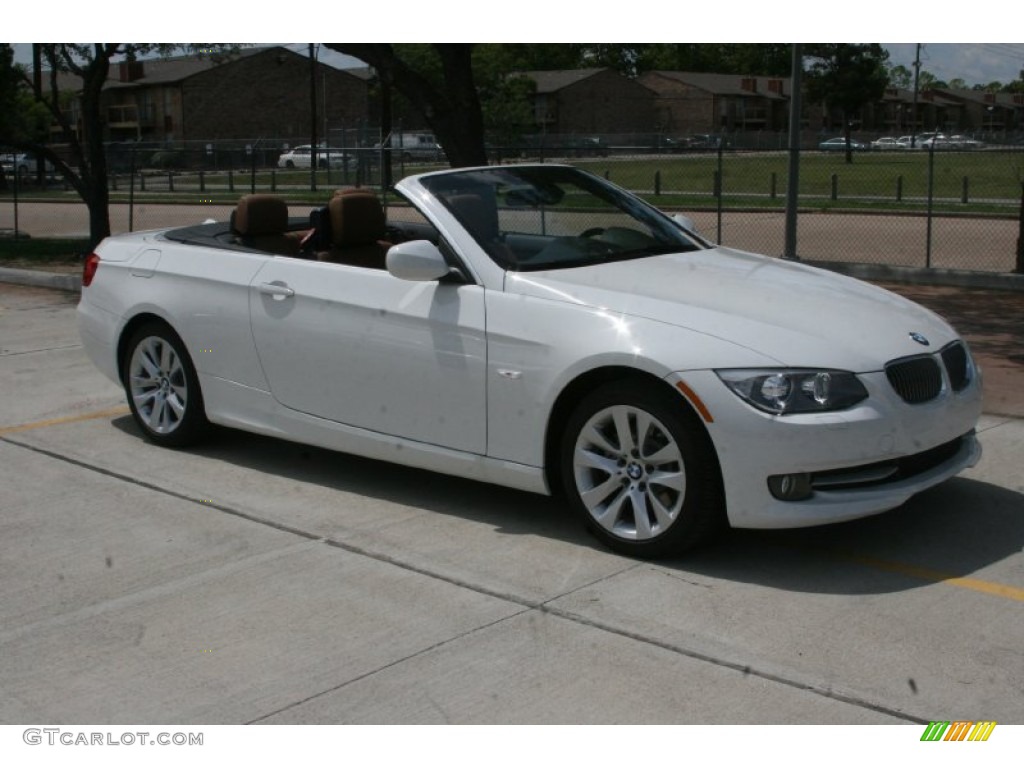 2011 3 Series 328i Convertible - Alpine White / Saddle Brown Dakota Leather photo #5