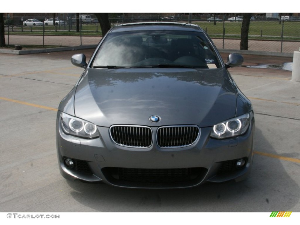 2011 3 Series 335i Coupe - Space Gray Metallic / Black Dakota Leather photo #2