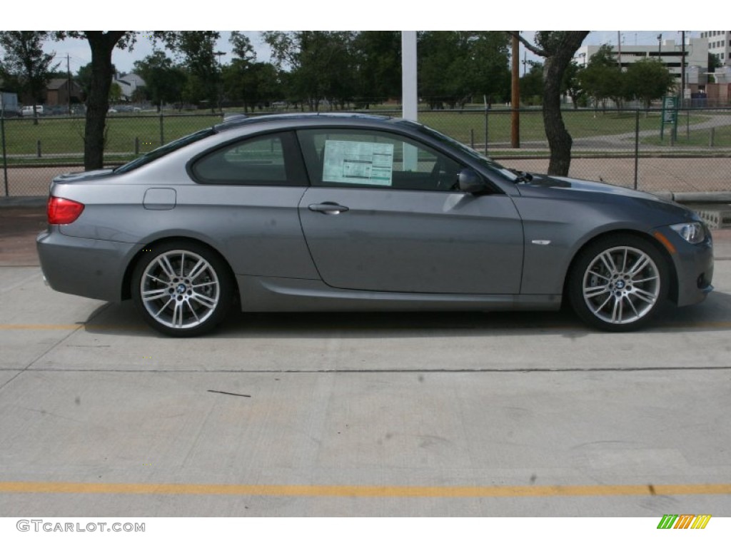 2011 3 Series 335i Coupe - Space Gray Metallic / Black Dakota Leather photo #5