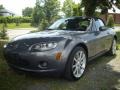 2006 Galaxy Gray Metallic Mazda MX-5 Miata Grand Touring Roadster  photo #1